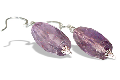 SKU 11901 - a Amethyst earrings Jewelry Design image
