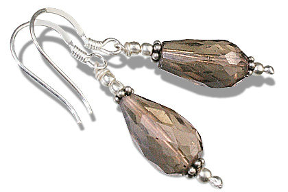 SKU 11902 - a Smoky Quartz earrings Jewelry Design image