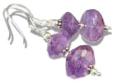 SKU 11915 - a Amethyst earrings Jewelry Design image