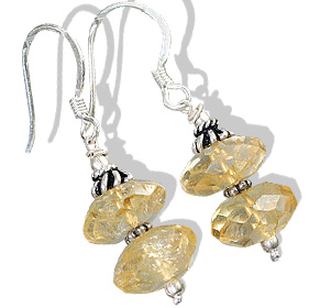 SKU 11917 - a Citrine earrings Jewelry Design image