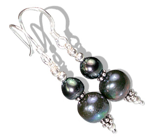 SKU 11923 - a Pearl earrings Jewelry Design image