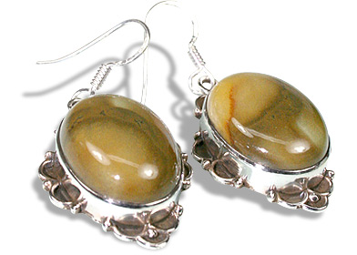 SKU 11955 - a Agate earrings Jewelry Design image