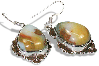 SKU 11959 - a Agate earrings Jewelry Design image