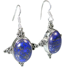 SKU 11964 - a Lapis Lazuli earrings Jewelry Design image