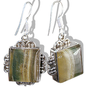 SKU 11970 - a Fluorite earrings Jewelry Design image