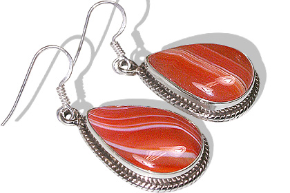 SKU 11988 - a Onyx earrings Jewelry Design image