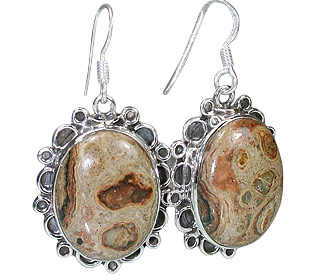 SKU 12012 - a Jasper earrings Jewelry Design image
