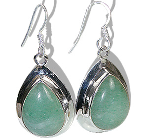 SKU 12025 - a Aventurine earrings Jewelry Design image