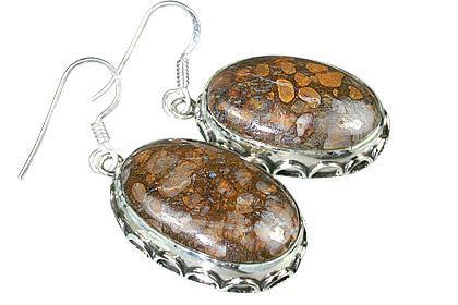 SKU 12094 - a Opal earrings Jewelry Design image