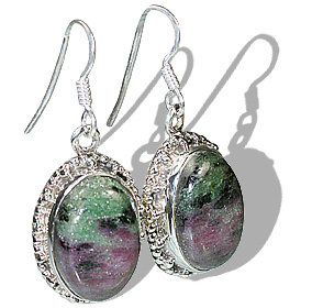 SKU 12097 - a Zosite earrings Jewelry Design image