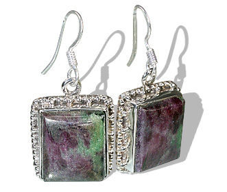 SKU 12100 - a Zosite earrings Jewelry Design image