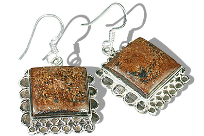 SKU 12126 - a Bronzite earrings Jewelry Design image
