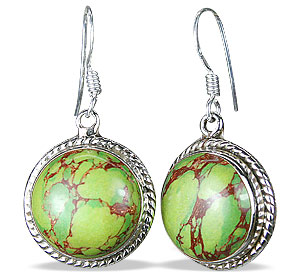 SKU 12129 - a Mohave earrings Jewelry Design image