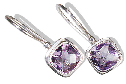 SKU 12173 - a Amethyst earrings Jewelry Design image