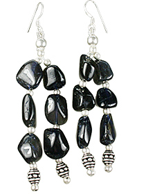 SKU 12196 - a Iolite earrings Jewelry Design image
