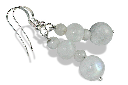SKU 12257 - a Moonstone earrings Jewelry Design image