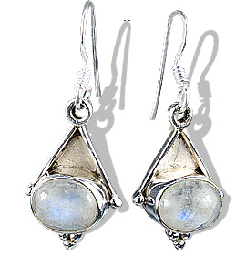SKU 12270 - a Moonstone earrings Jewelry Design image