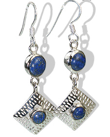 SKU 12403 - a Lapis Lazuli earrings Jewelry Design image
