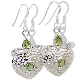 SKU 12414 - a Peridot earrings Jewelry Design image