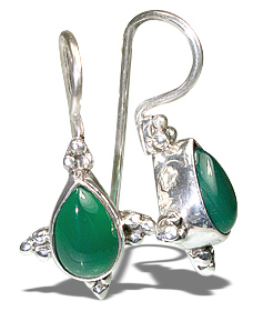 SKU 1242 - a Onyx Earrings Jewelry Design image