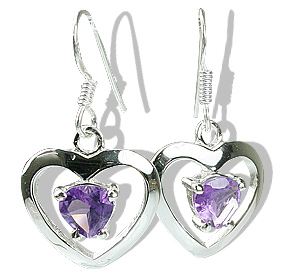 SKU 12422 - a Amethyst earrings Jewelry Design image