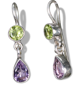 SKU 1251 - a Amethyst Earrings Jewelry Design image