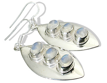 SKU 12551 - a Moonstone earrings Jewelry Design image