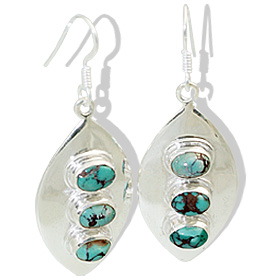 SKU 12553 - a Turquoise earrings Jewelry Design image