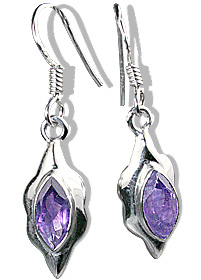SKU 12571 - a Amethyst earrings Jewelry Design image