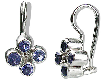 SKU 12575 - a Iolite earrings Jewelry Design image
