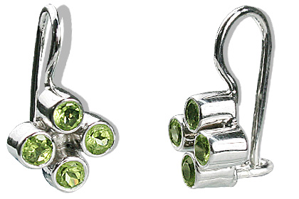 SKU 12576 - a Peridot earrings Jewelry Design image