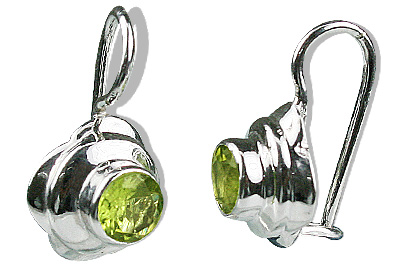 SKU 12583 - a Peridot earrings Jewelry Design image