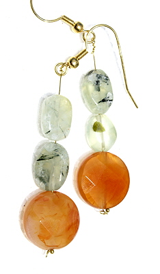 SKU 12622 - a Carnelian earrings Jewelry Design image