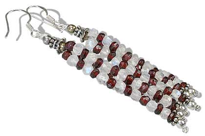SKU 12654 - a Moonstone earrings Jewelry Design image