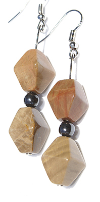 SKU 12664 - a Mookite earrings Jewelry Design image