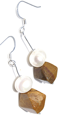 SKU 12665 - a Mookite earrings Jewelry Design image