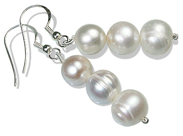 SKU 12772 - a Pearl earrings Jewelry Design image