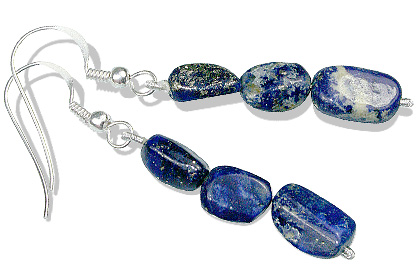 SKU 12780 - a Lapis Lazuli earrings Jewelry Design image