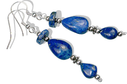 SKU 12792 - a Lapis Lazuli earrings Jewelry Design image