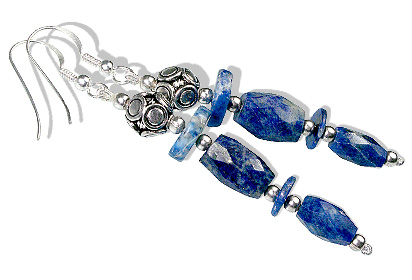 SKU 12793 - a Lapis Lazuli earrings Jewelry Design image