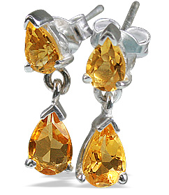 SKU 12797 - a Citrine earrings Jewelry Design image