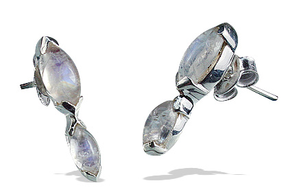 SKU 12811 - a Moonstone earrings Jewelry Design image