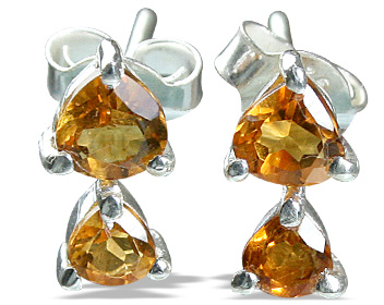 SKU 12822 - a Citrine earrings Jewelry Design image