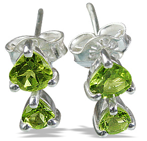SKU 12824 - a Peridot earrings Jewelry Design image