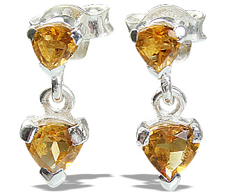 SKU 12862 - a Citrine earrings Jewelry Design image