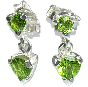 SKU 12864 - a Peridot earrings Jewelry Design image