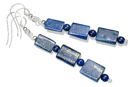 SKU 12882 - a Lapis Lazuli earrings Jewelry Design image