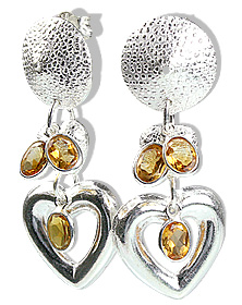 SKU 12899 - a Citrine earrings Jewelry Design image