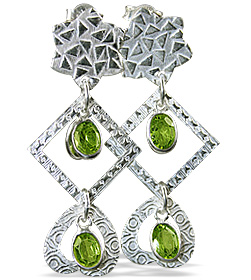 SKU 12901 - a Peridot earrings Jewelry Design image