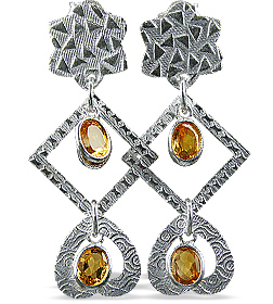 SKU 12904 - a Citrine earrings Jewelry Design image